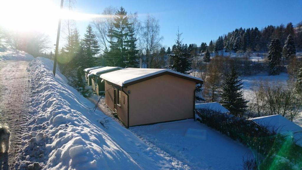 Ruhiges Ferienhaus Mit Sauna: Hellaberg III Langenbach  Kültér fotó